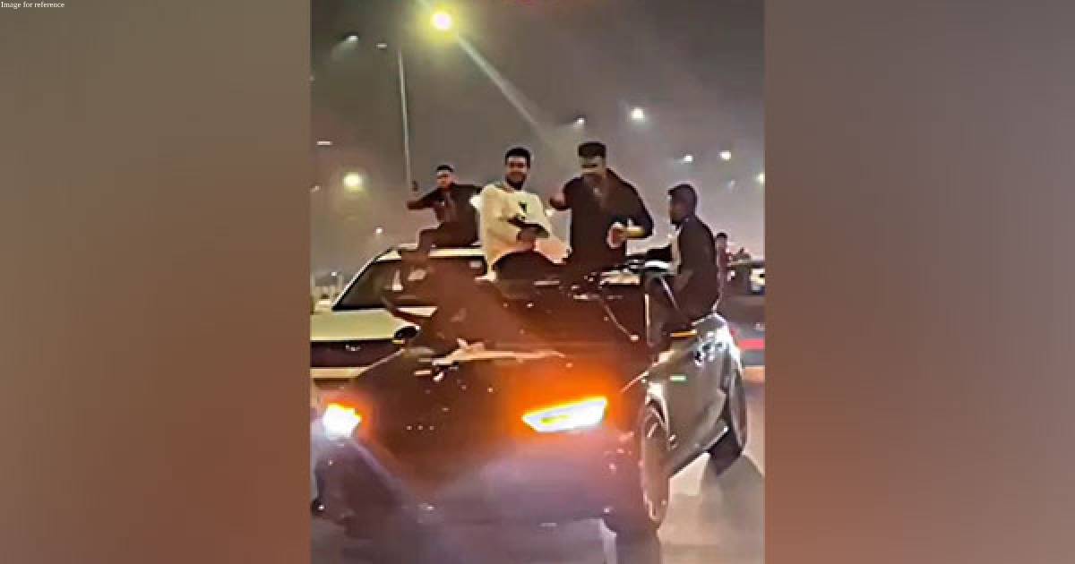 Delhi: One held after viral video shows persons standing on roof of moving car
